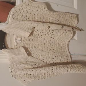 Off white cardigan